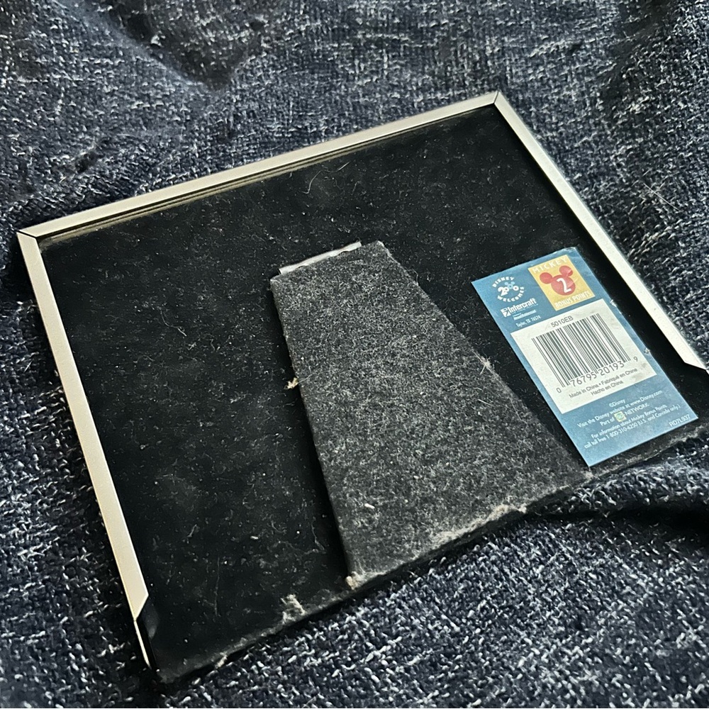 Disney Parks Mickey and Friends Pewter Picture Photo Frame 3.25” x 4.75” (photo) - Picture 2 of 5